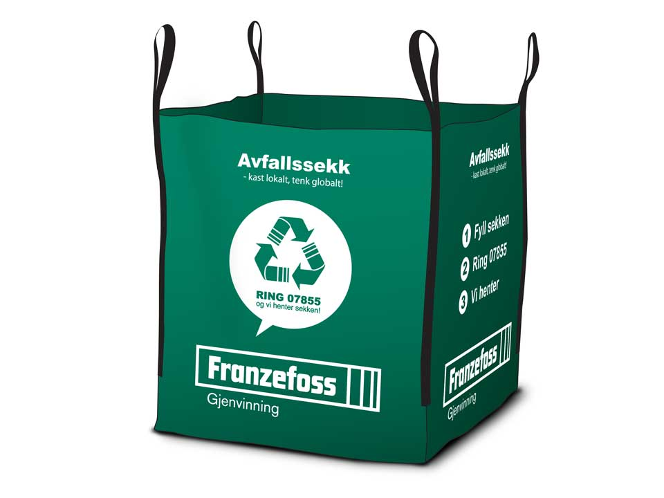 Pakningsdesign & kampanje Franzefoss Gjenvinning