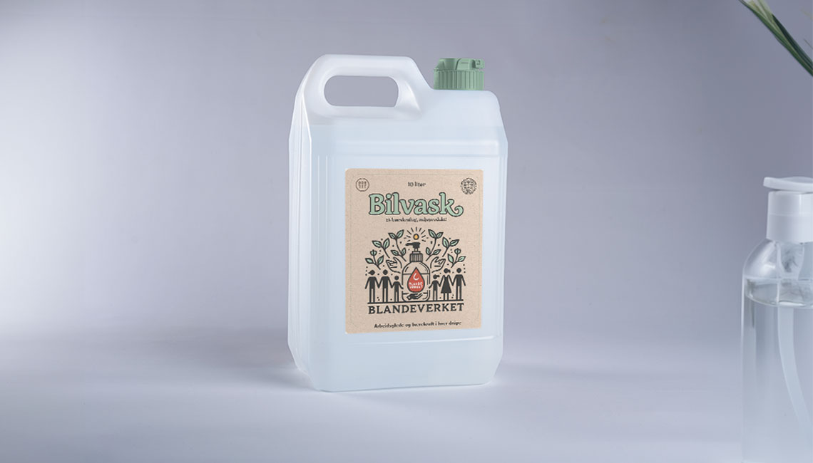 Visuell identitet og emballasjedesign Blandeverket