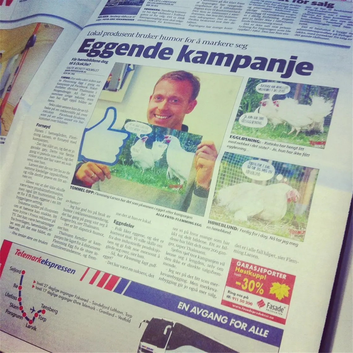 Brandingkampanje Flemming Egg