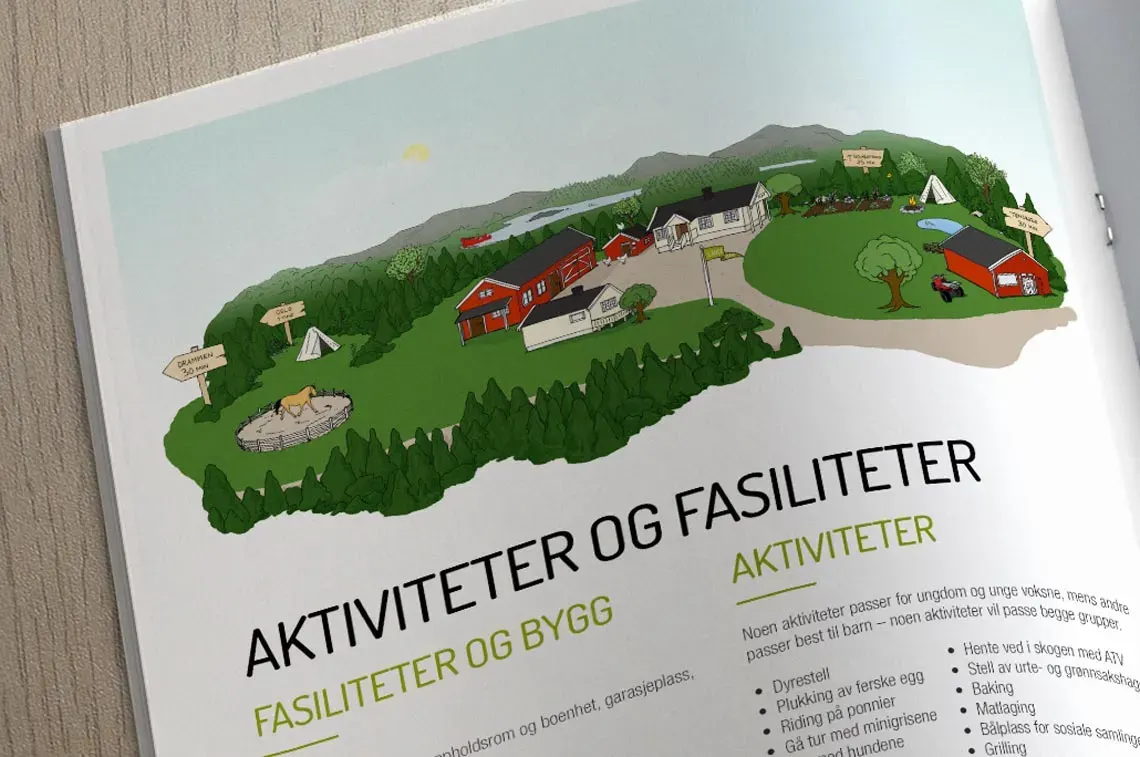 Brosjyre Langeli Fritidsgård