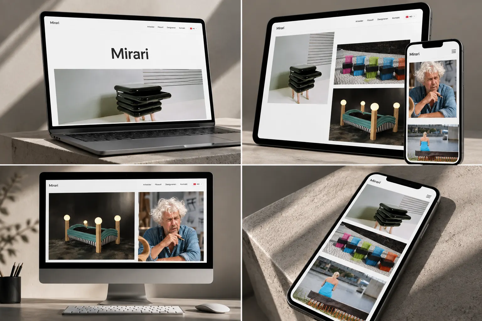 Nettside Mirari Studio