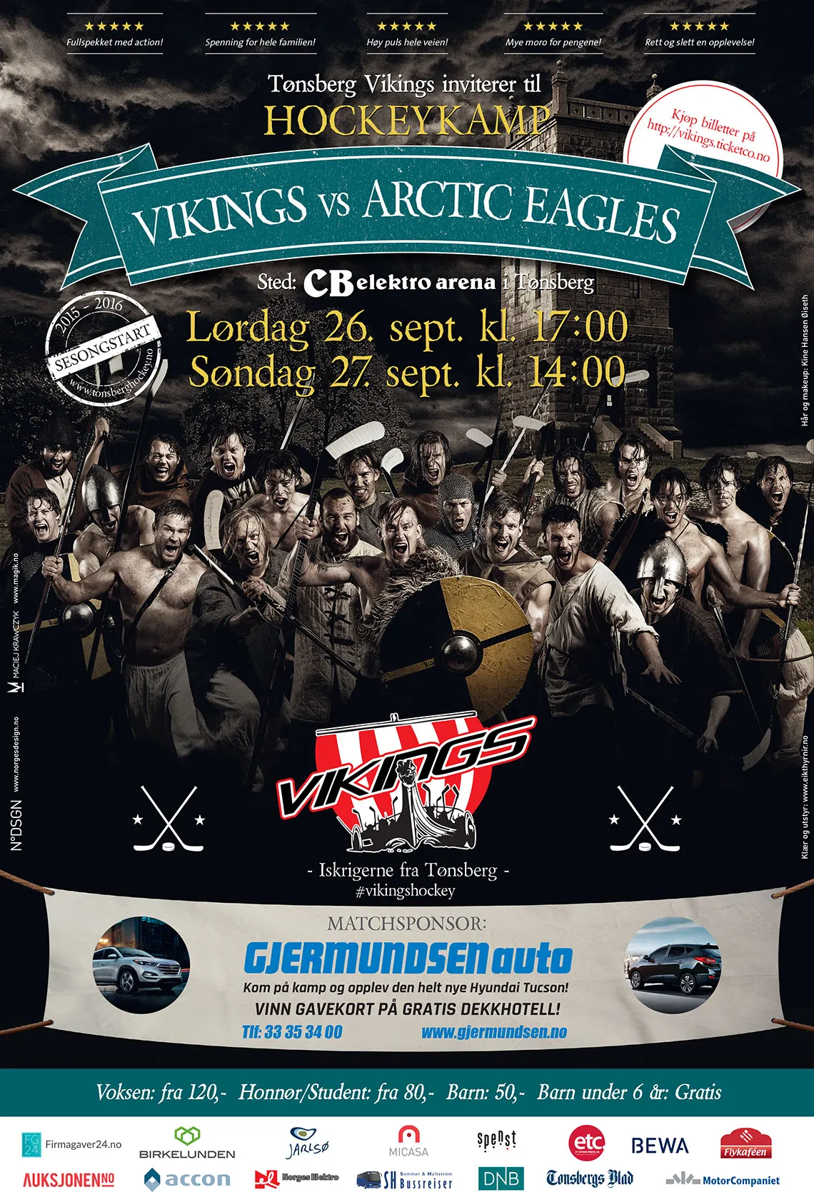 Fotografering og branding Tønsberg Vikings